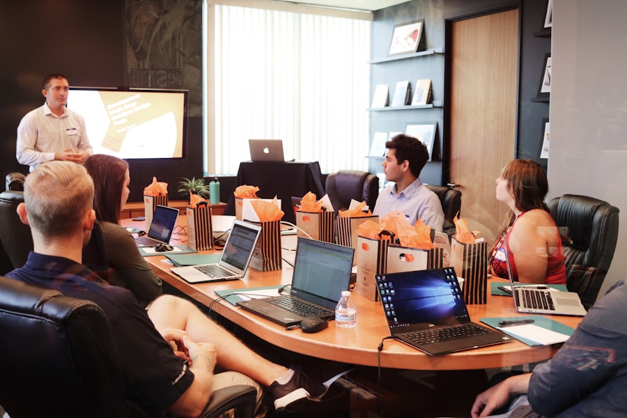 A working session in progress